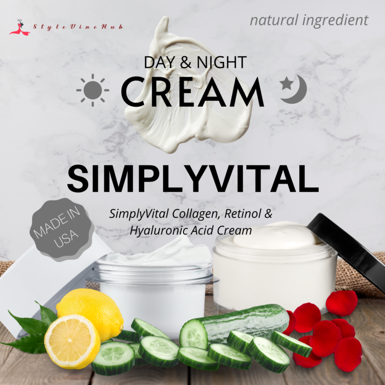 Best SimplyVital Collagen, Retinol & Hyaluronic Acid Cream for Radiant Skin