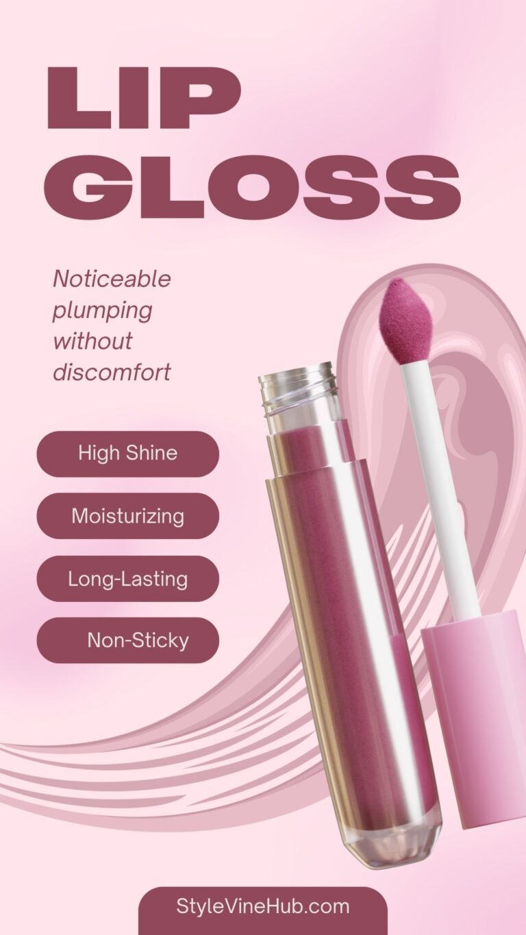 Close-up of BUXOM Full-On Plumping Lip Polish showing glossy shine and smooth finish, perfect for adding volume and comfort to lips.