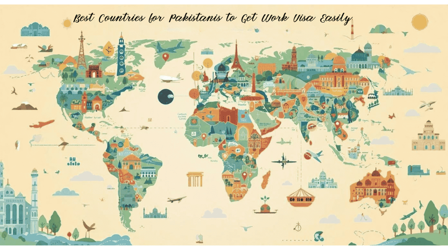 How to choose the best countries for Pakistanis to get work visa easily in 2026