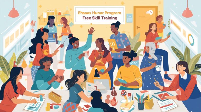 Ehsaas Hunar Program 2026 free skill training and loan support for youth in Pakistan