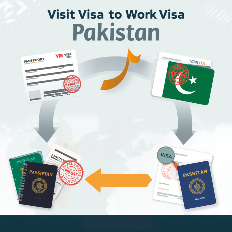 Converting visit visa to work visa in Pakistan possible or not full guide 2026